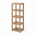 Standregal Bambus natur 5 Ebenen 30 x 30 x 130 cm